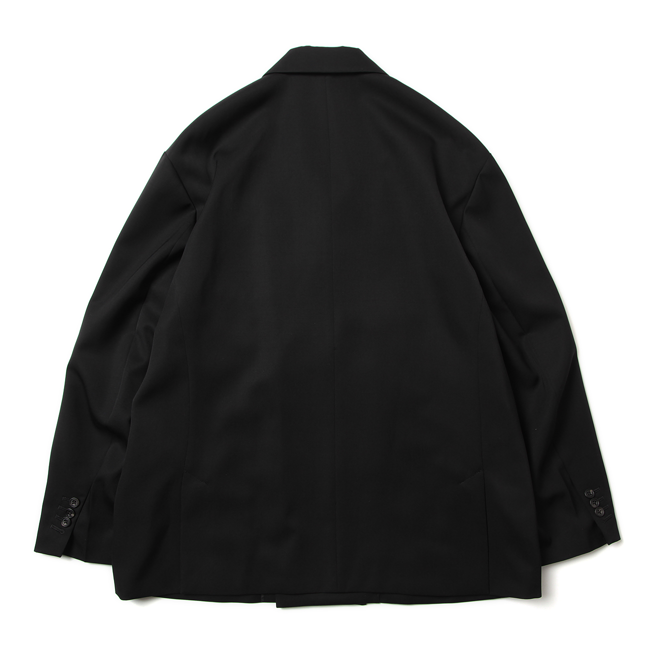 ST.505 OVERSIZED DOUBLE BREASTED JACKET - Black