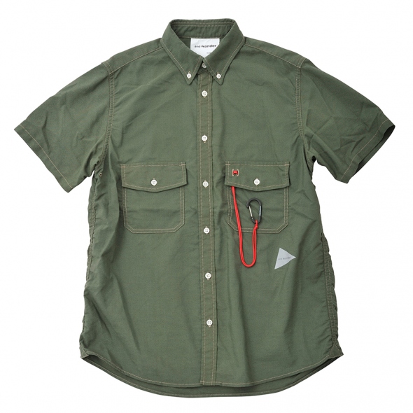 and wander / アンドワンダー | color ox short sleeve shirt (M) - Green | 通販 - 正規取扱店  | COLLECT STORE / コレクトストア