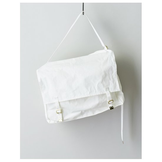 BIG SHOULDER BAG MADE BY CHACOLI (メンズ) - White