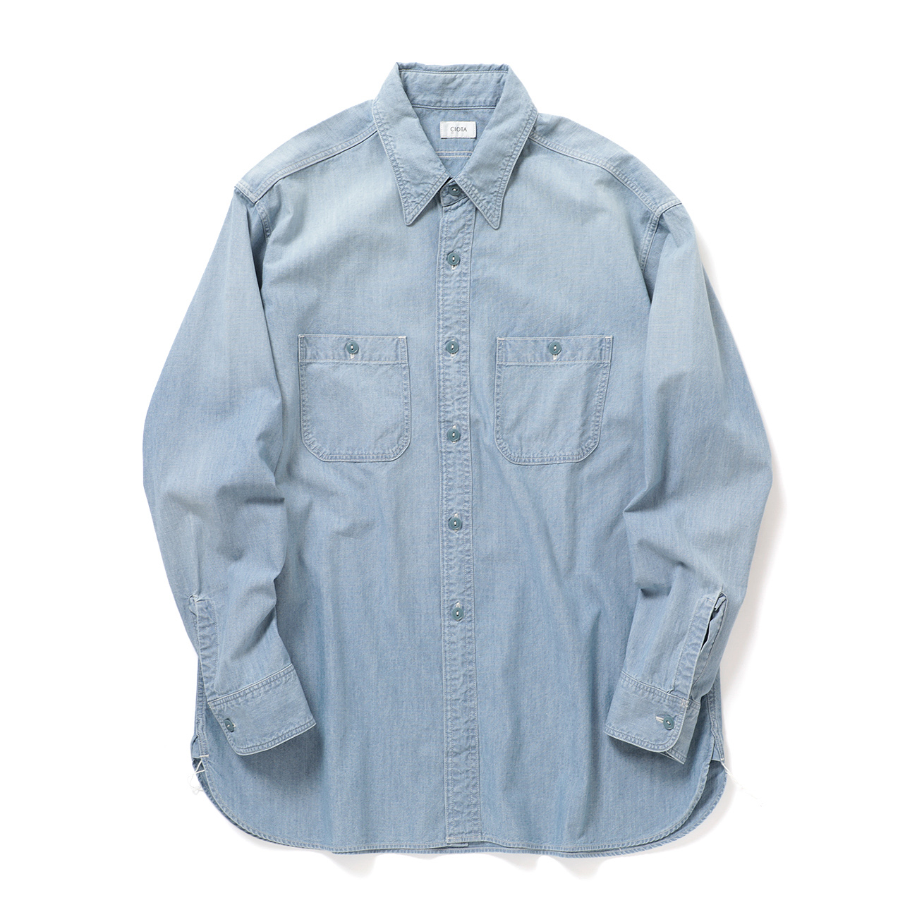 CIOTA / シオタ | USN Chambray Shirt - Light Blue | 通販 - 正規取扱