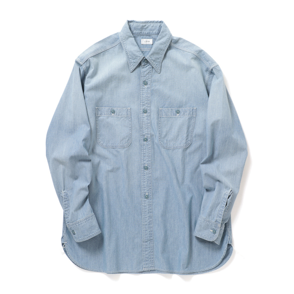 CIOTA / シオタ | USN Chambray Shirt - Light Blue | 通販 - 正規取扱
