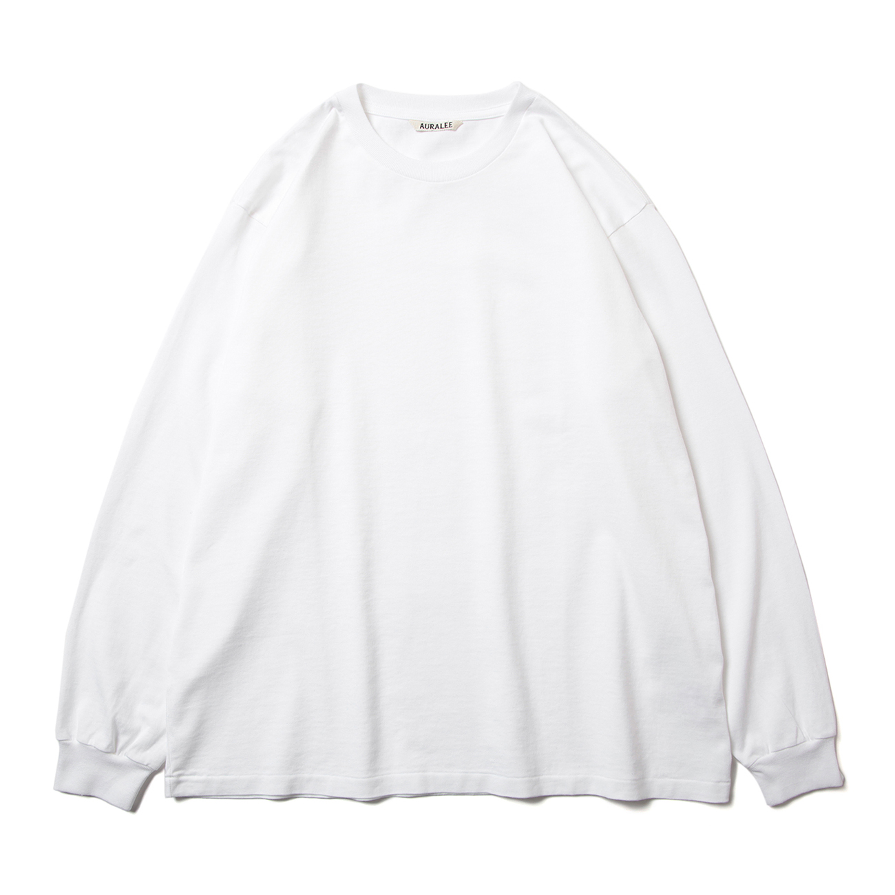 LUSTER PLAITING L/S TEE (メンズ) - White