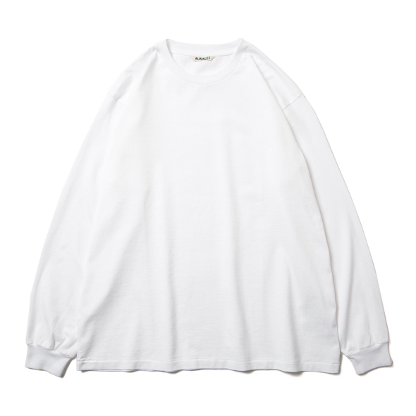 AURALEE / オーラリー | LUSTER PLAITING L/S TEE (メンズ