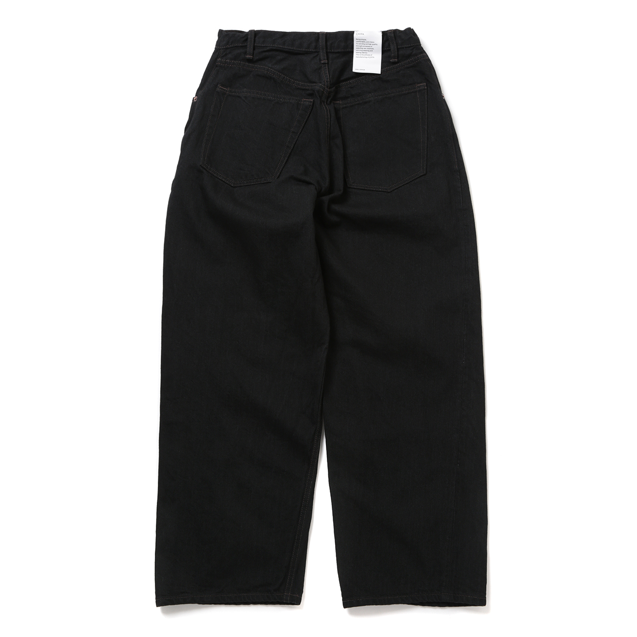 CIOTA / シオタ | Baggy 5 Pocket Pants - Black (One Wash
