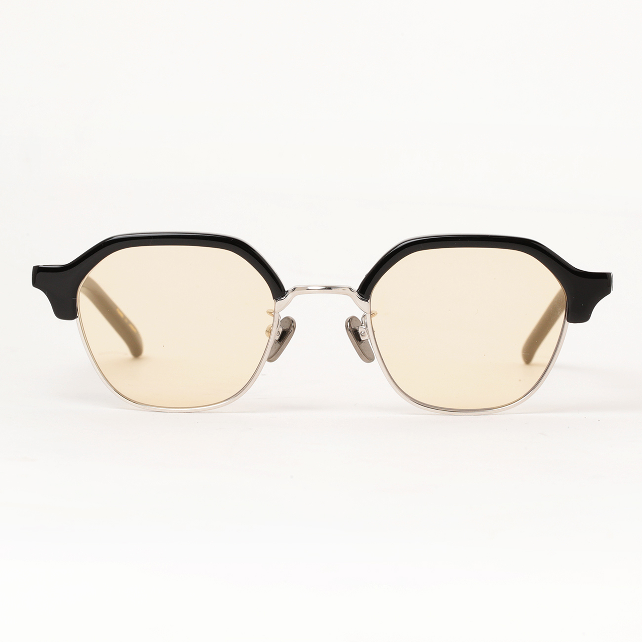kearny / カーニー | uhuy - Black × Silver / lens Brown