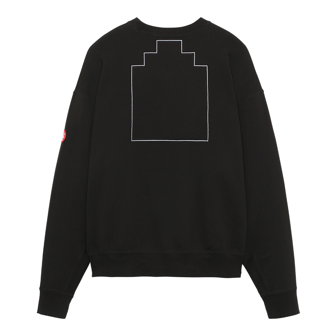 C.E / シーイー | ZIGGURAT FRAME CREW NECK - Black | 通販 - 正規取扱店 | COLLECT STORE  / コレクトストア