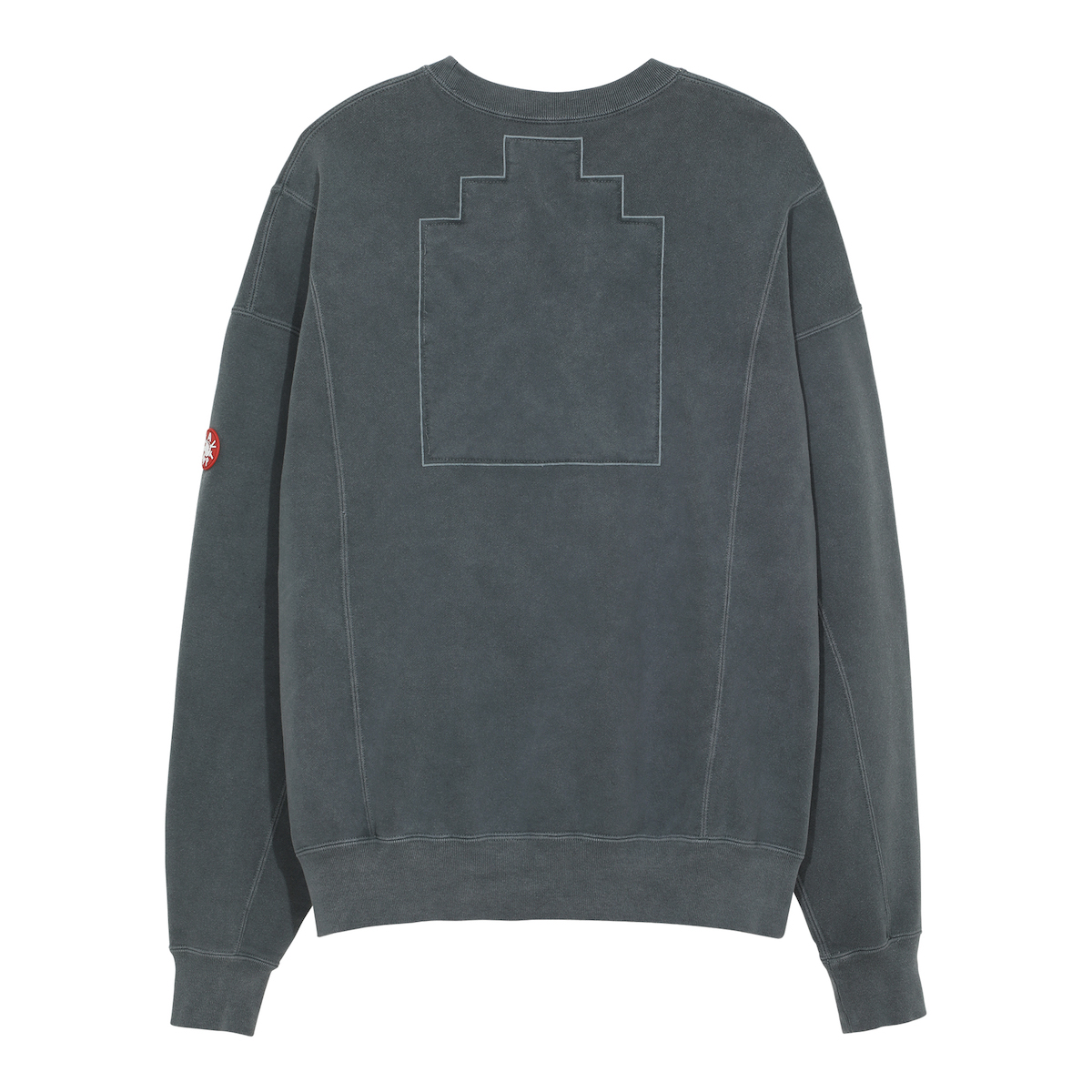 OVERDYE CUT LINE CREW NECK - Grey