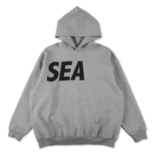 WIND AND SEA / ウィンダンシー | Name Loose fit Hooded Sweatshirt - Gray