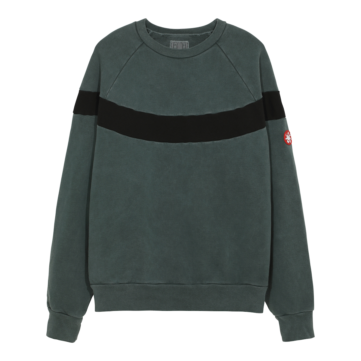 C.E シーイー 日本製 PANEL CREW NECK カラーパネルクルーネック 