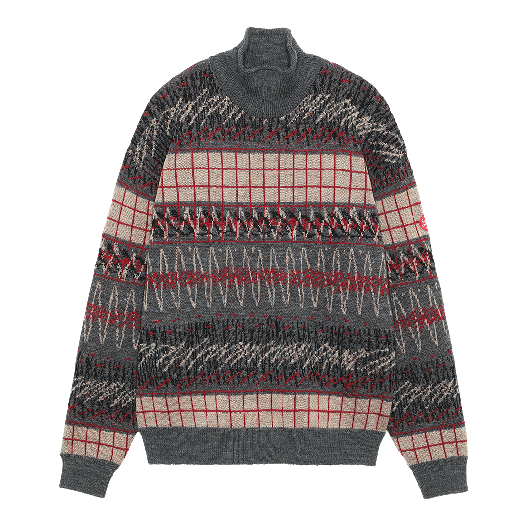 C.E WAVE LINE WOOL KNIT CAVEMPT | adrianapinto.com.br