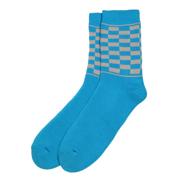 C.E / シーイー | CAVEMPT CHECKER SOCKS - Blue | 通販 - 正規取扱店 | COLLECT STORE /  コレクトストア