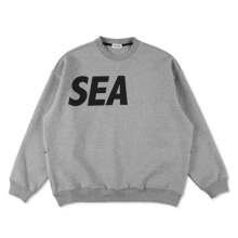 WIND AND SEA / ウィンダンシー | Name Loose fit Crewneck Sweatshirt - Gray