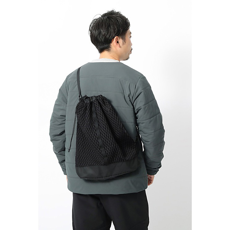 snow peak / スノーピーク | Double Face Mesh Shoulder Bag - Black