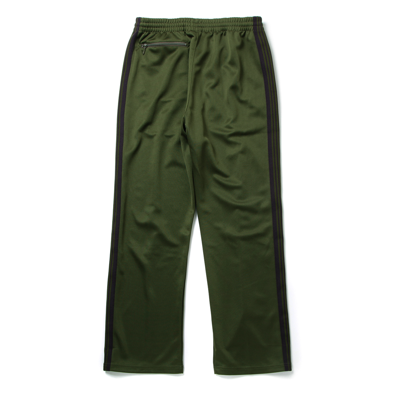 パンツ Needles Tracking PT Poly olive Needles Men's Poly Smooth Zipped Track Pants in Olive Needles