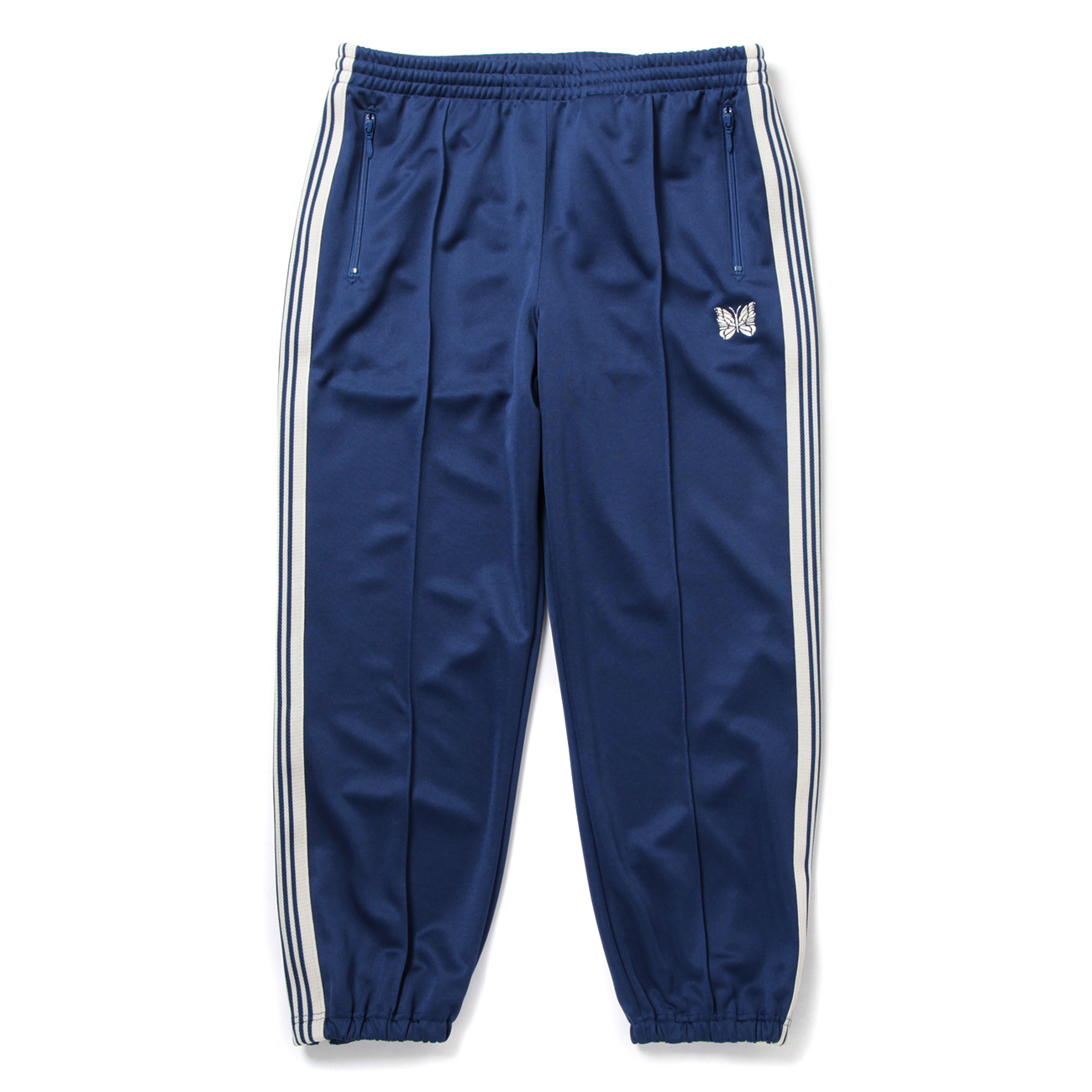 Zipped Track Pant - Poly Smooth - Royal