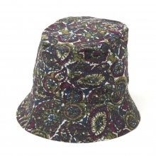 ENGINEERED GARMENTS / エンジニアドガーメンツ | Bucket Hat - Cotton Batik - Olive