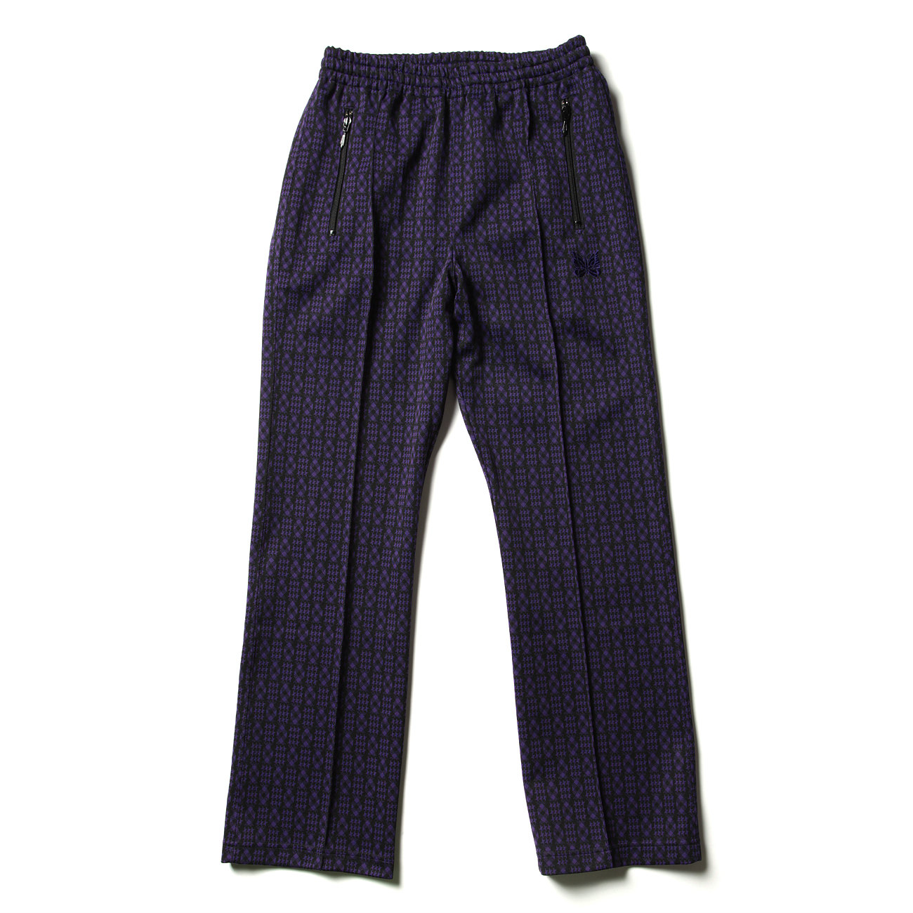 needles 23aw 直営店　ヒザデルトラックパンツ　チェック　H.D L 送料込み】needles トラックパンツ チェック柄 needles 23aw 直営店