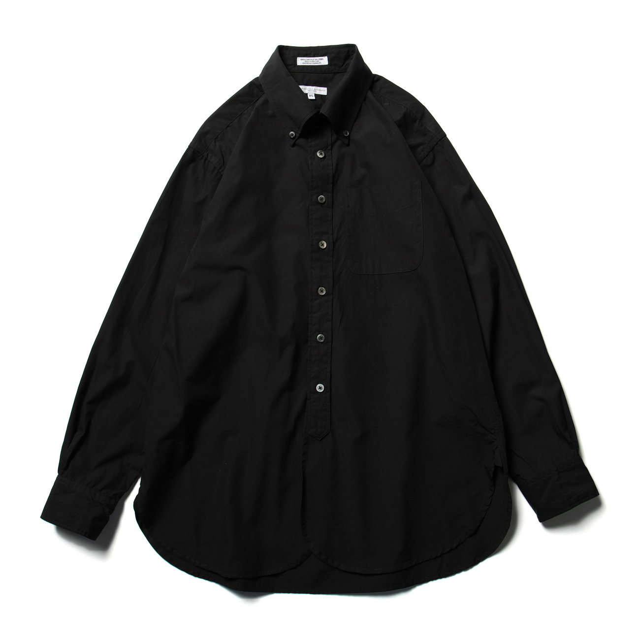 ENGINEERED GARMENTS / エンジニアドガーメンツ | 19 Century BD Shirt - 100's 2Ply  Broadcloth - Black | 通販 - 正規取扱店 | COLLECT STORE / コレクトストア