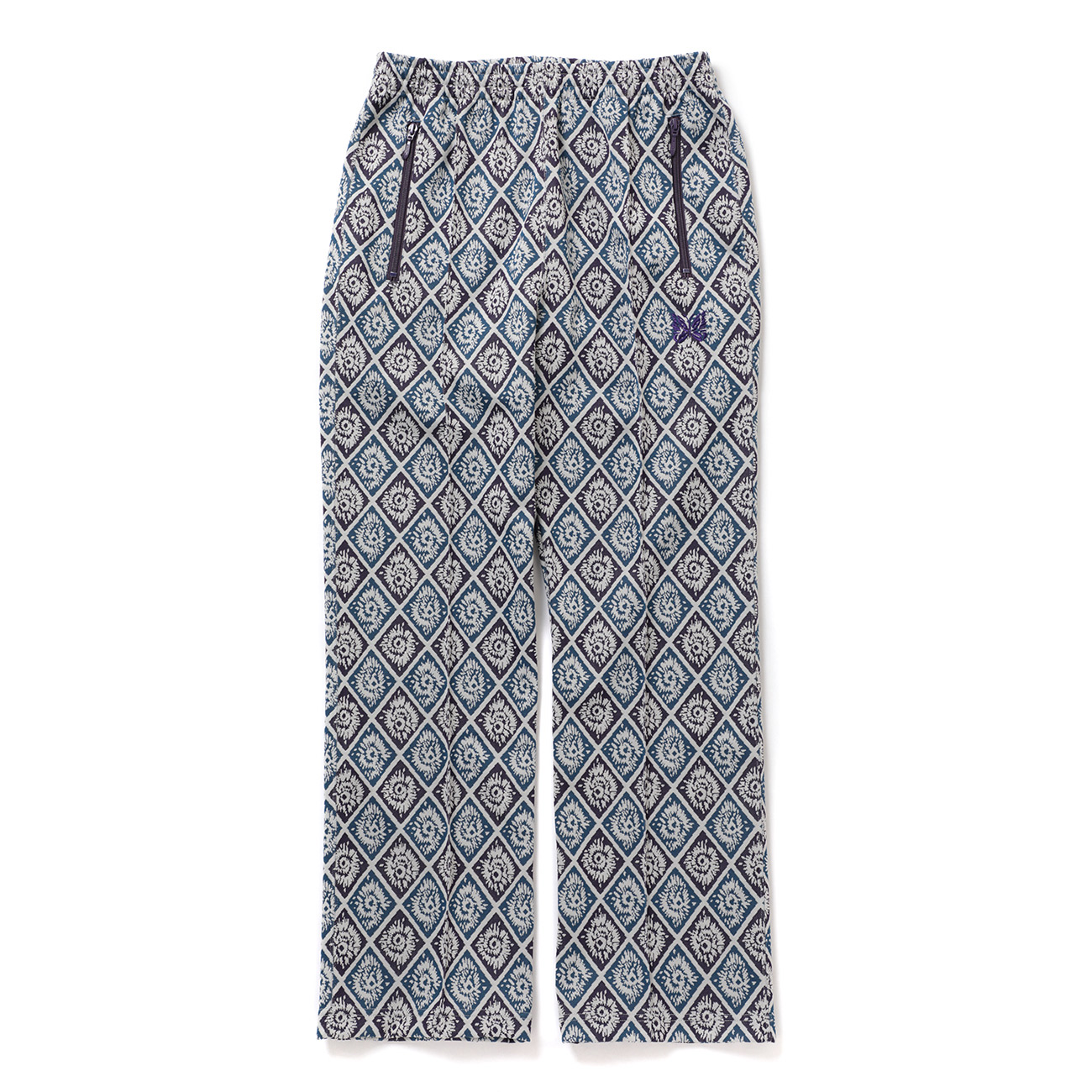 雑貨、その他衣類一括販売 Needles / ニードルズ | Track Pant - Poly Jacquard - Blue/Purple