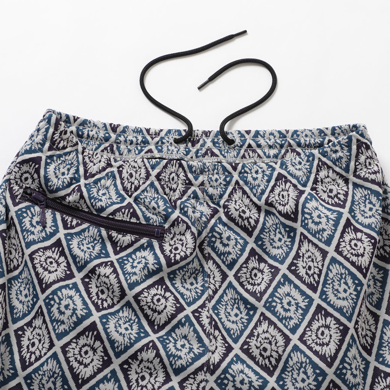 Needles / ニードルズ | Track Pant - Poly Jacquard - Blue/Purple