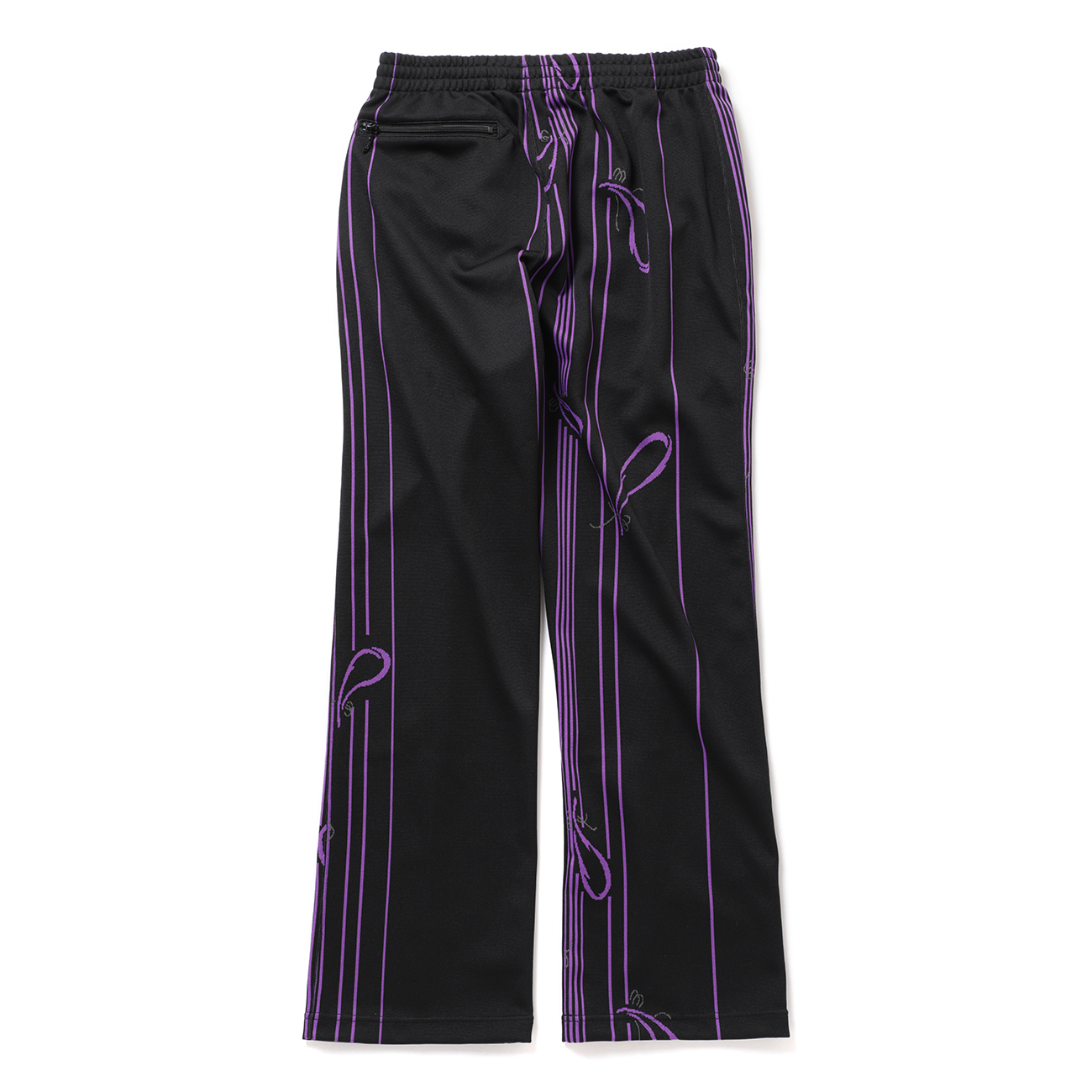Needles / ニードルズ | Track Pant - Poly Jacquard - Black | 通販