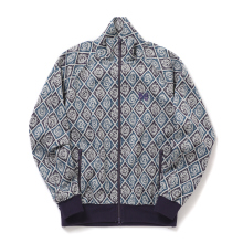 Needles / ニードルズ | Track Jacket - Poly Jacquard - Blue/Purple