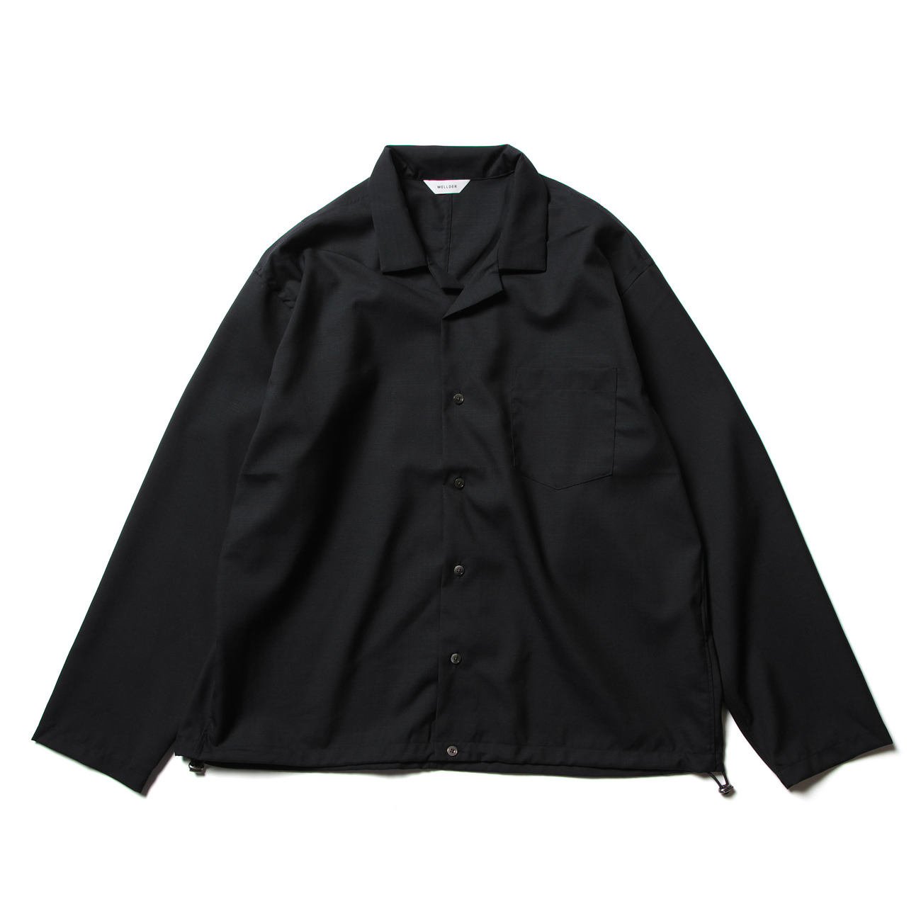 WELLDER / ウェルダー | Drawstring Shirt - Dark Navy | 通販 - 正規