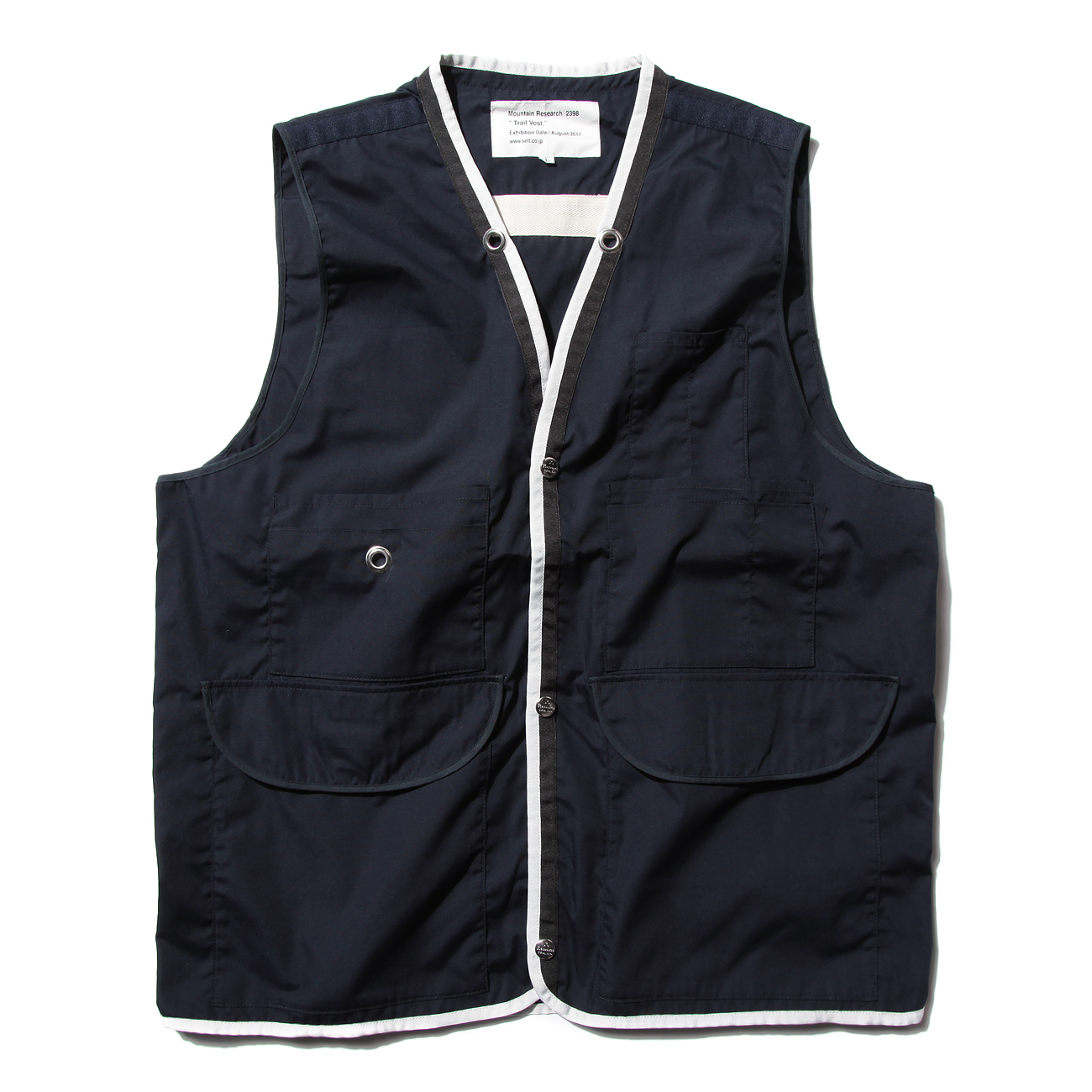 Mountain Research Trail Vest ネイビー Lサイズ Mountain Research Trail Vest ネイビー Lサイズ MT Vest