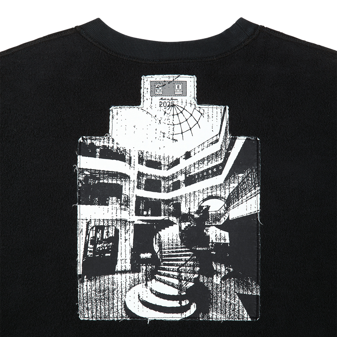 C.E / シーイー | WASHED FK Hyperferma CREW NECK - Black