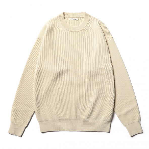 AURALEE / オーラリー | SUPER HARD TWIST RIB KNIT P/O