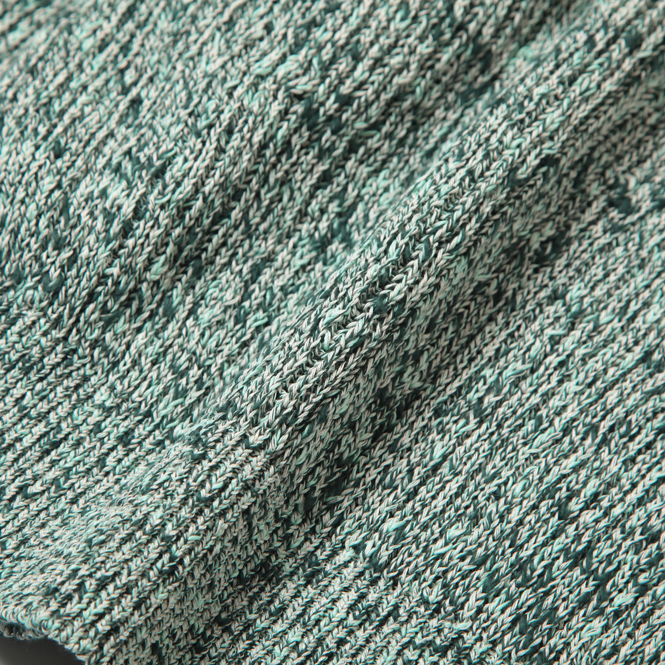 AURALEE / オーラリー | COTTON SLUB MIX TOP YARN RIB KNIT P/O AURALEE / オーラリー | COTTON SLUB MIX TOP YARN RIB KNIT P/O