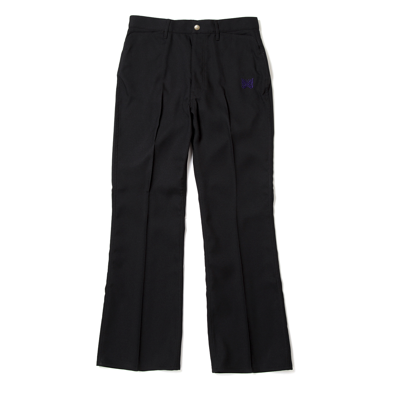 Needles / ニードルズ | Boot-Cut Jean - Poly Twill - Black | 通販