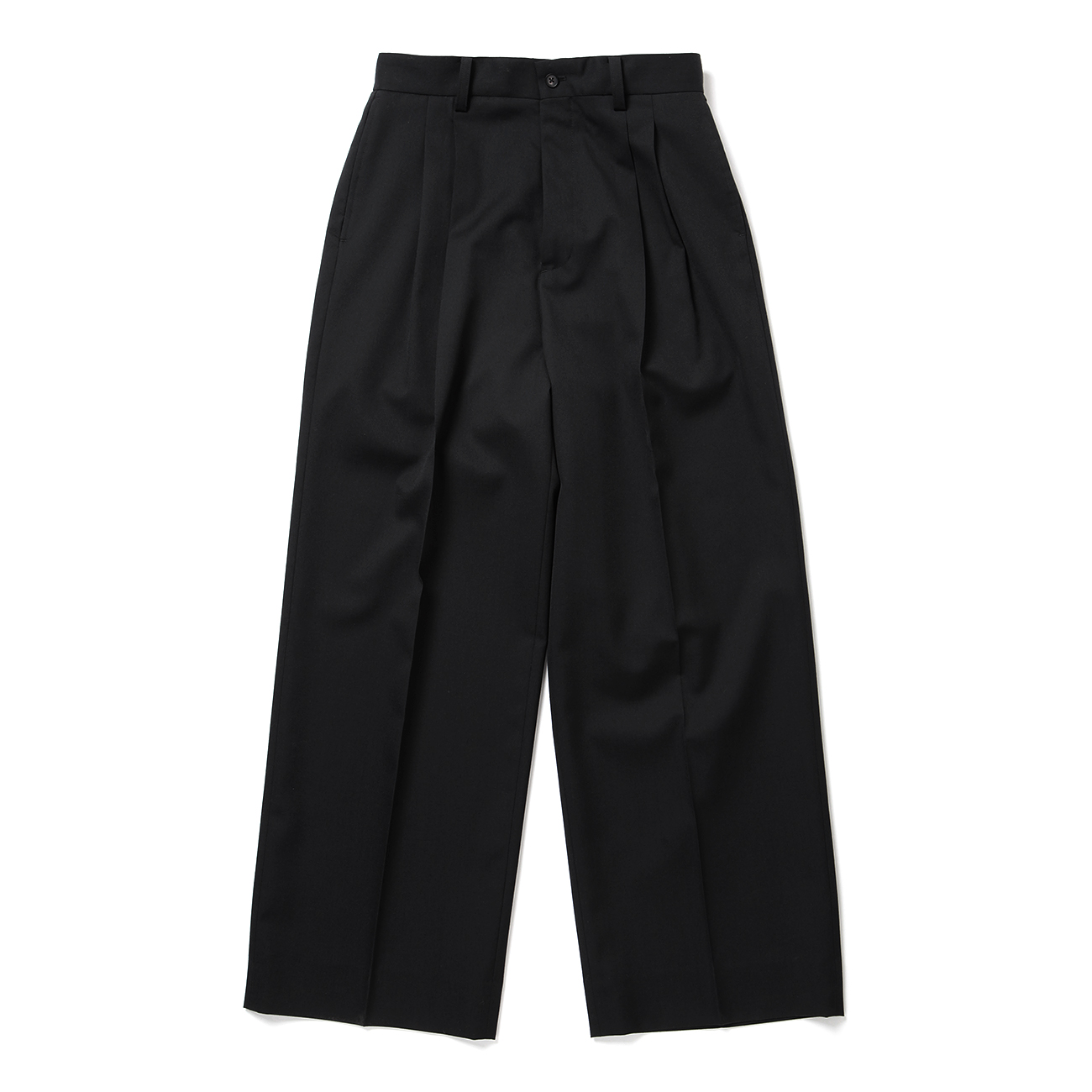 stein / シュタイン | LONG WIDE TROUSERS - Black | 通販 - 正規取扱店 | COLLECT STORE /  コレクトストア