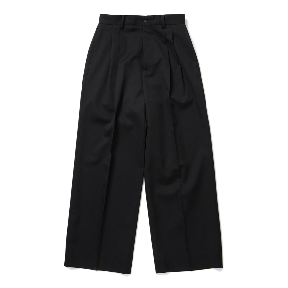 stein(シュタイン)/DOUBLE WIDE TROUSERS/Black stein / シュタイン】DOUBLE WIDE TROUSERS - BLACK | 公式通販