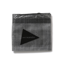 and wander / アンドワンダー | UL wallet with Dyneema - Charcoal