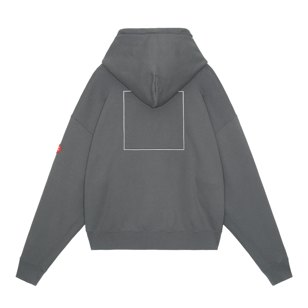 C.E / シーイー | CAV EMPT EMBROIDERY ZIP HOODY - Charcoal | 通販