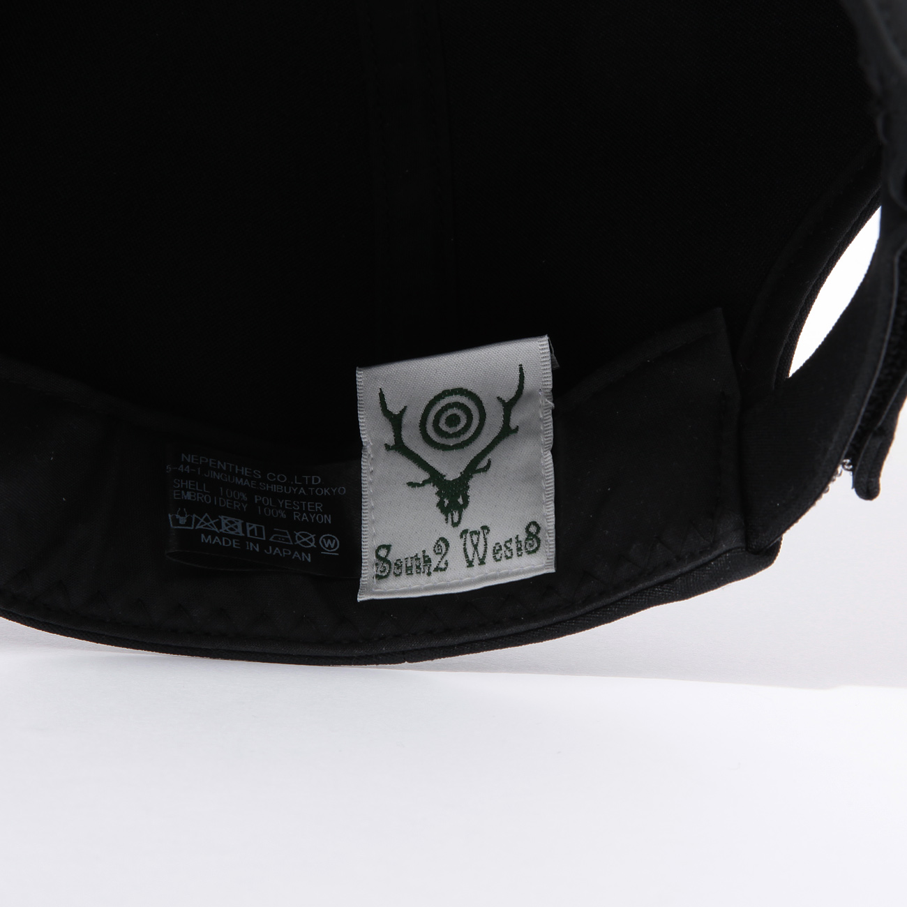 South2 West8 - Apollo Cap - Deer Skull & Horn - Black