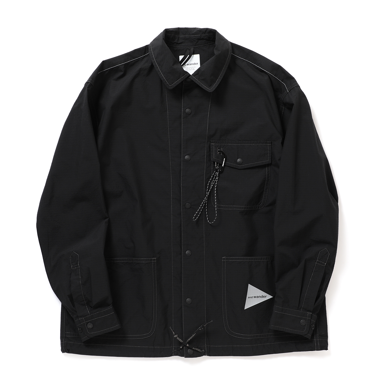and wander / アンドワンダー | CORDURA cotton rip shirt jacket