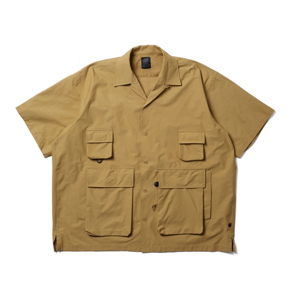 Tech Anglers Open S/S - Beige