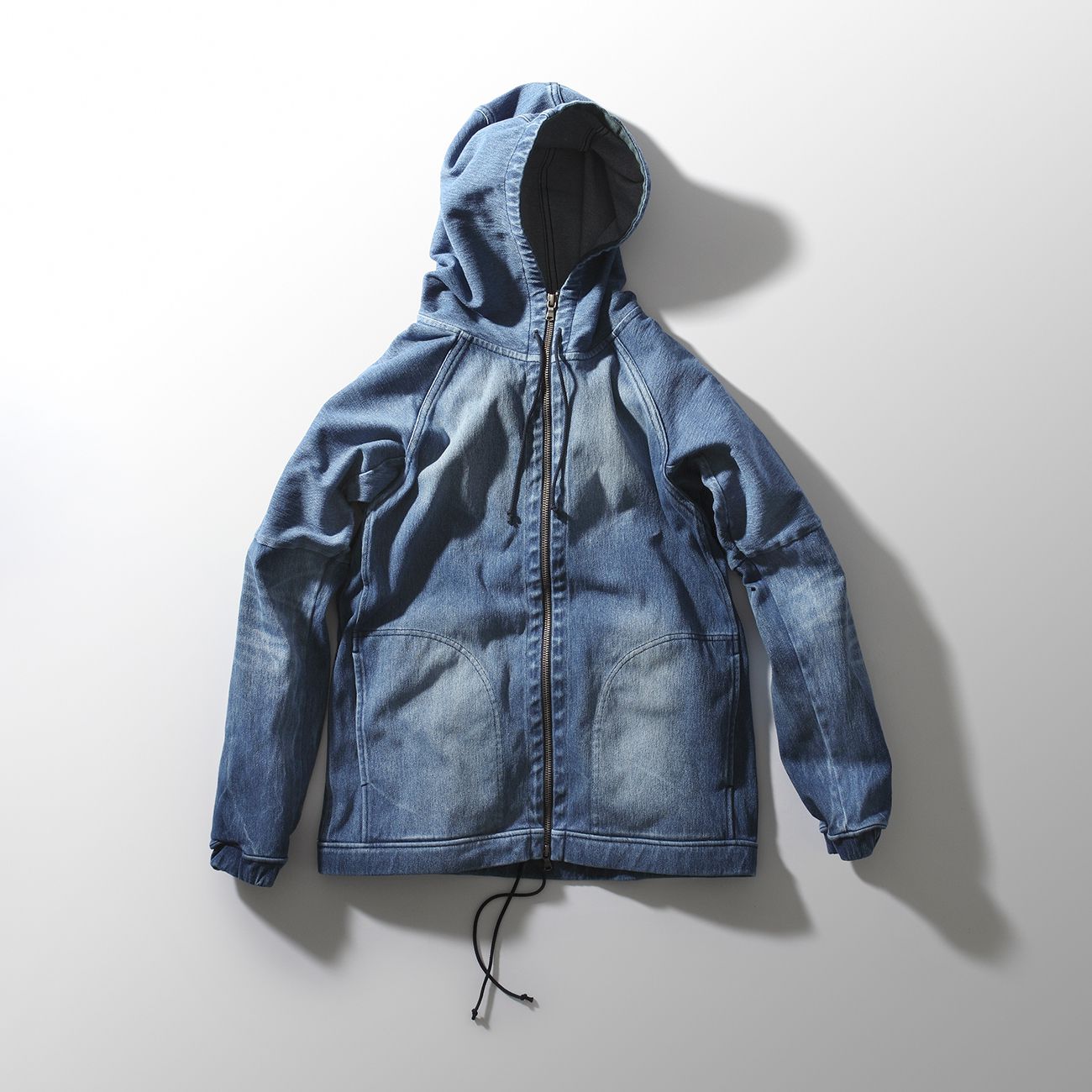 CURLY / カーリー | MAZARINE ZIP HOODY - Antique Indigo | 通販 