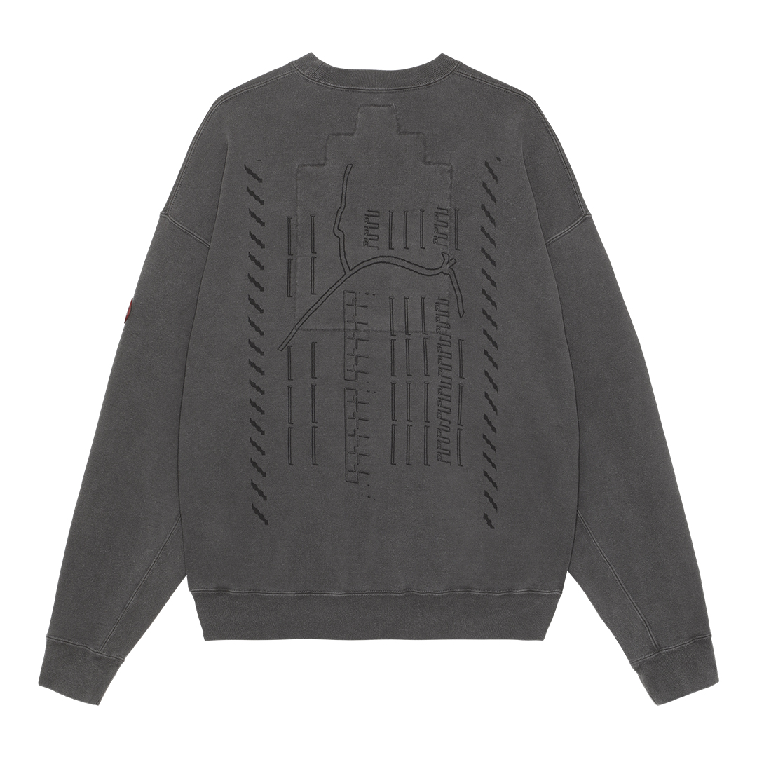 C.E / シーイー | OVERDYE //// CREW NECK - Charcoal | 通販