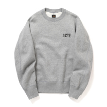 Scye / サイ | Fleece Back Jersey Sweat Shirt - 240/ヘサークレー