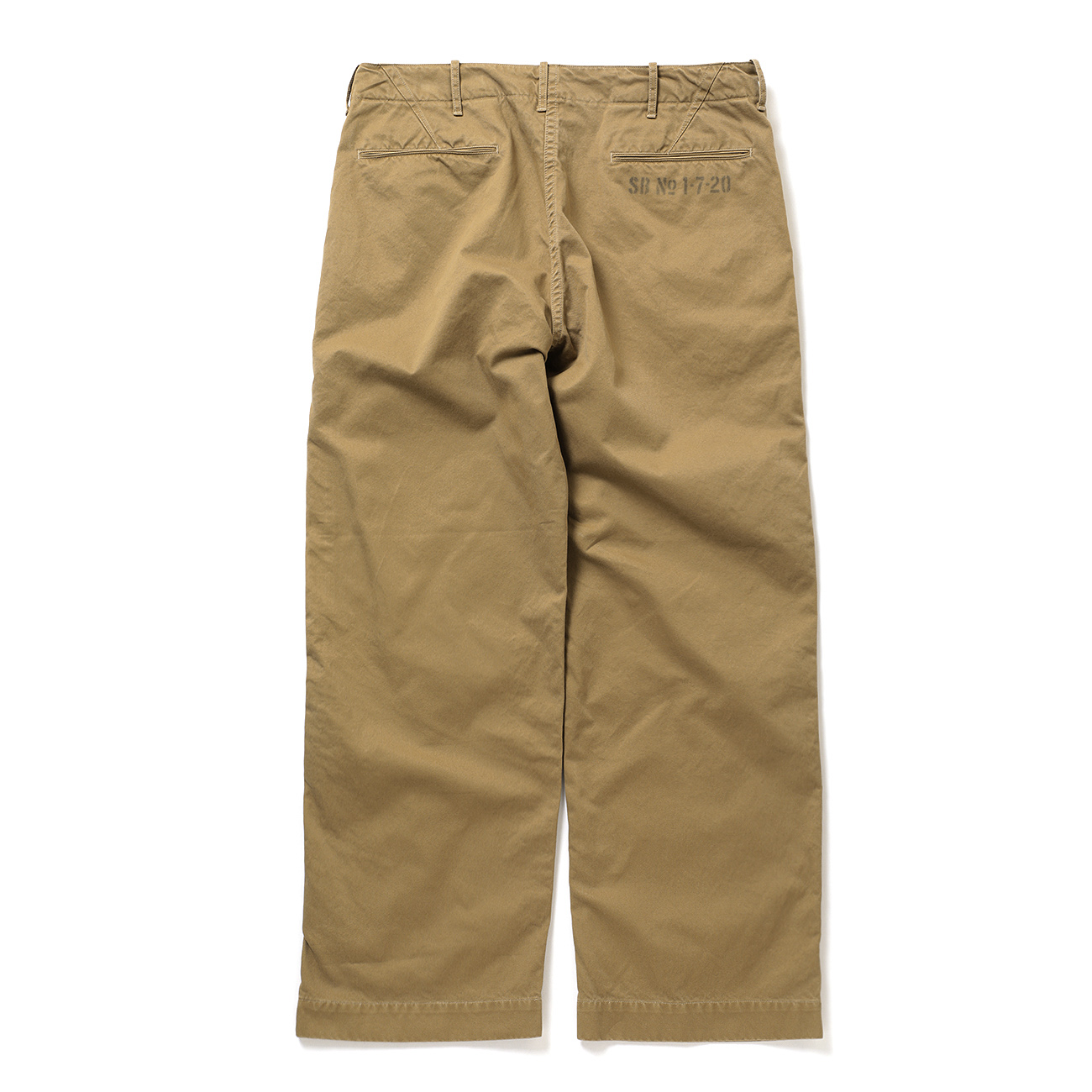 きーさんカーキベージュ1 Scye / サイ | San Joaquin Cotton Chino Military Trousers - 217