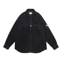 C.E / シーイー | BRUSHED COTTON DESIGN BIG SHIRT - Black