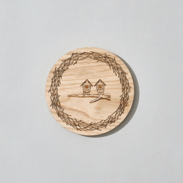 RESEARCH | Anarcho Cups - 092 Wood Lid (for Cup & Mug) - Beige