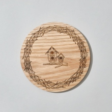 ....... RESEARCH | Anarcho Cups - 093 Wood Lid (for Bowl) - Beige