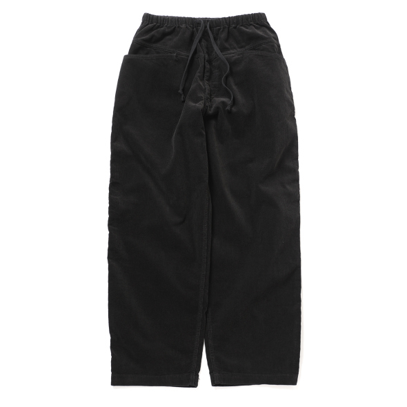 COMOLI / コモリ | コーデュロイ ドローストリングパンツ - Black
