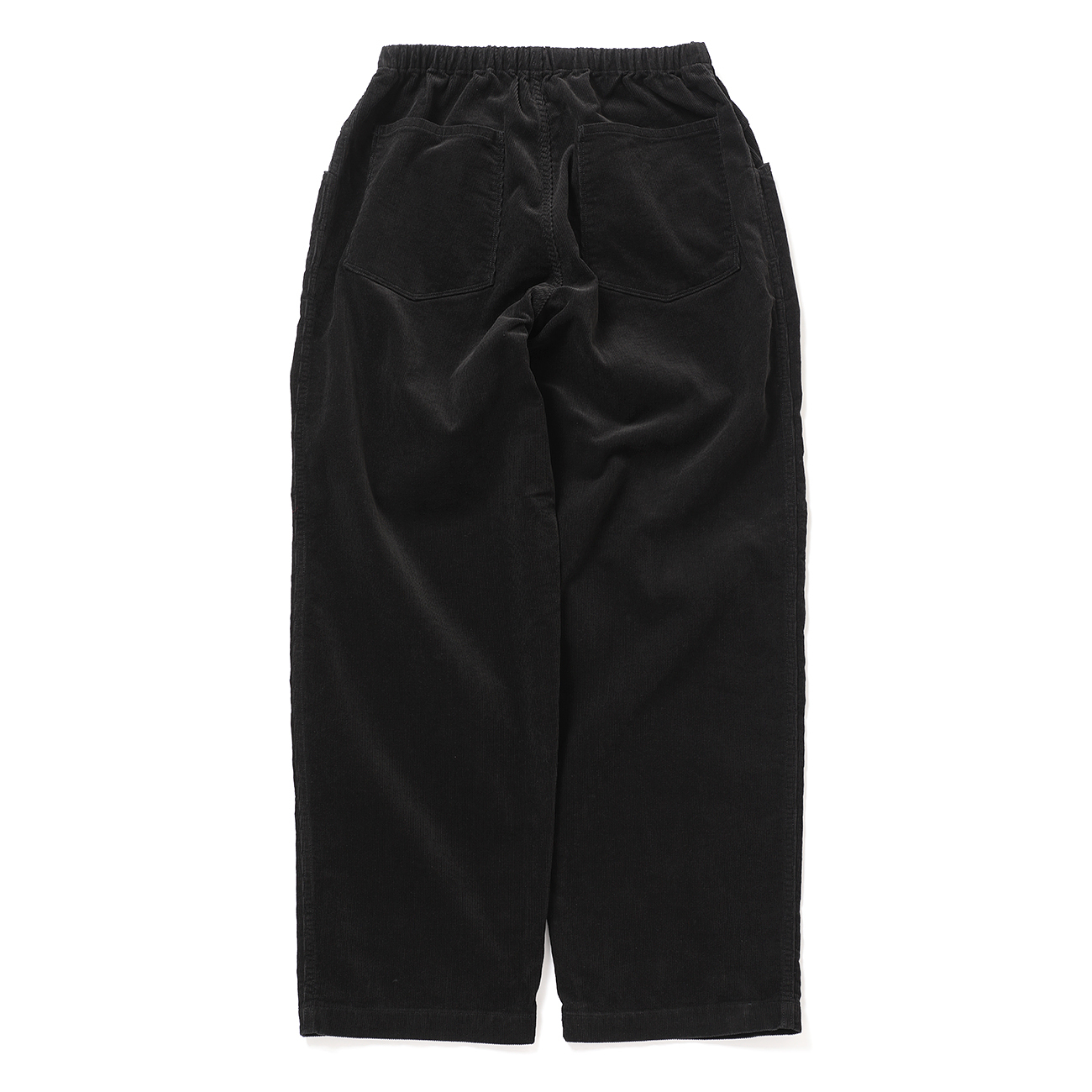 COMOLI / コモリ | コーデュロイ ドローストリングパンツ - Black
