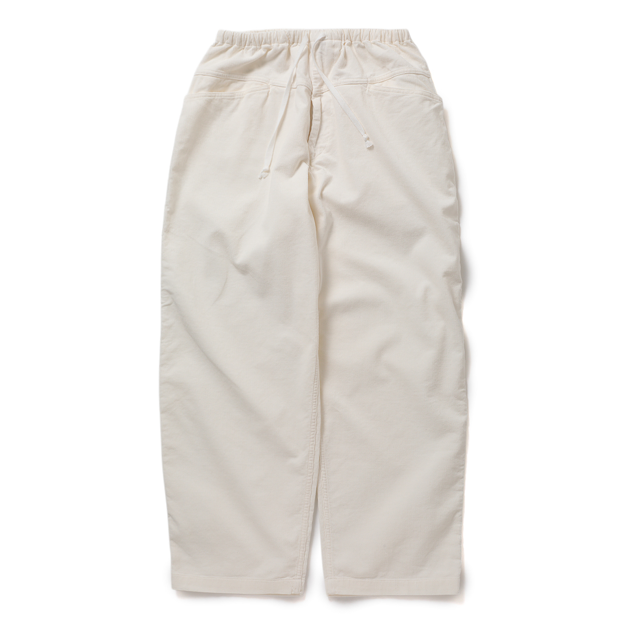 COMOLI / コモリ | コーデュロイ ドローストリングパンツ - White
