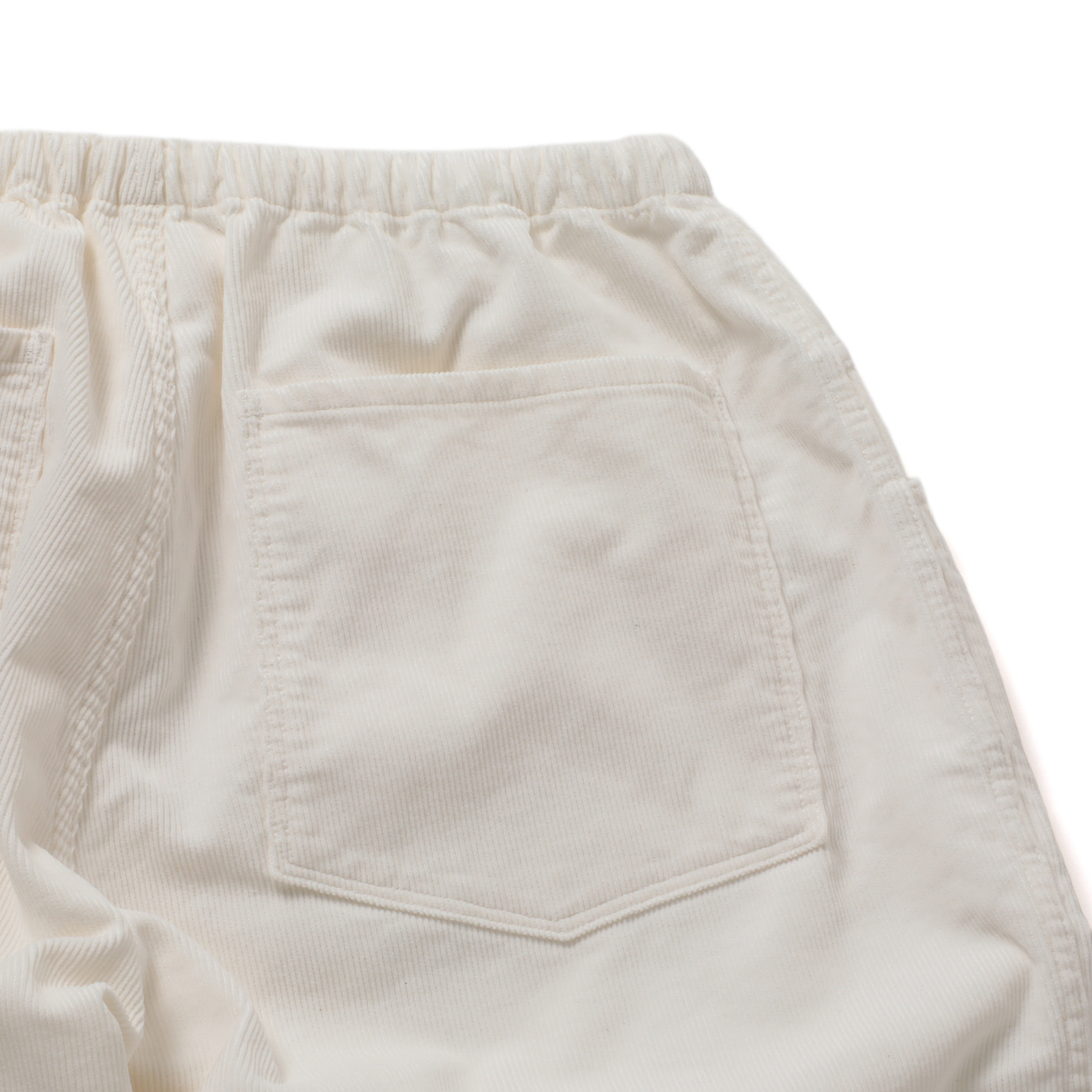 COMOLI / コモリ | コーデュロイ ドローストリングパンツ - White